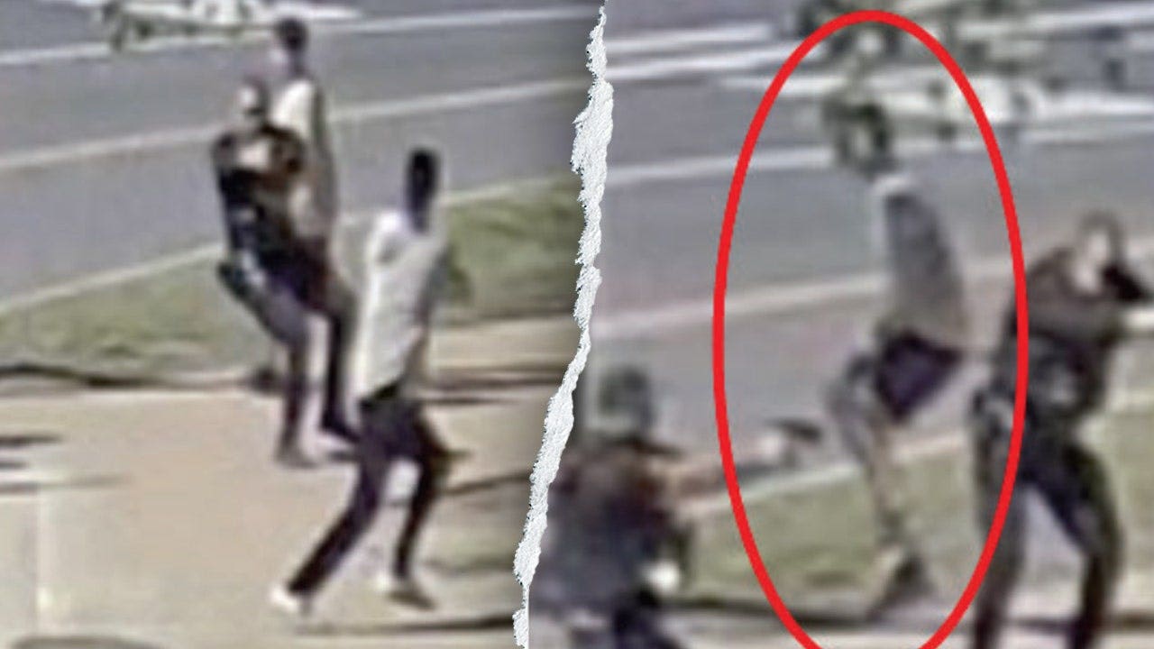 PHOTOS: Suspect seen pulling gun and allegedly firing toward Secret Service agents near the White House: New surveillance images show the moment a suspect allegedly opened fire on Secret Service agents near the White House after Vance's motorcade passed by. #WhiteHouse #SecretService #BreakingNews #SafetyFirst #LawEnforcement 1 042bfd25ce033c4918e7e38c9506abaa832084ae