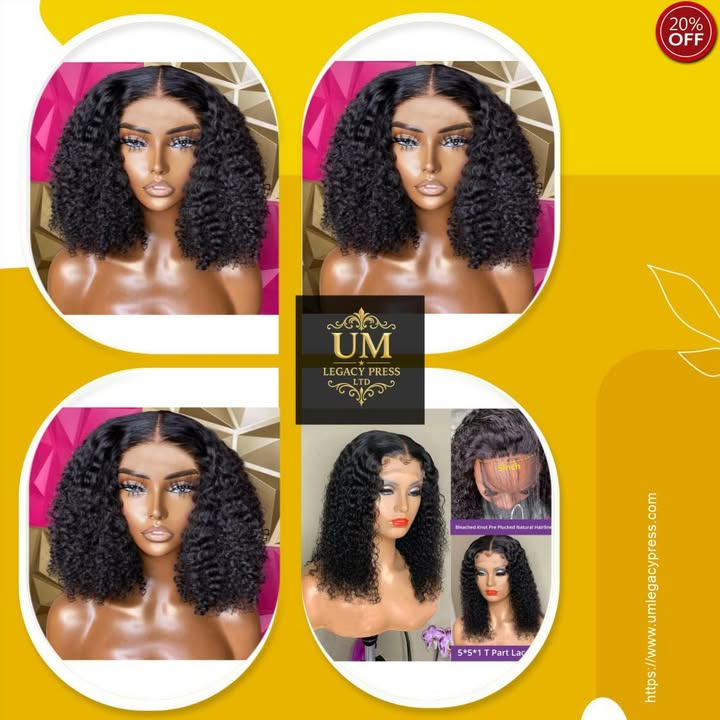 ✨ Elevate Your Elegance with Effortless Style ✨ Introducing the Sunper Queen Short Bob Wig in Jerry Curly – a luxurious addition to your beauty routine at just £180.74. Crafted from high-quality human hair, this stunning wig combines comfort and sophistication, allowing you to embrace confidence with every wear. Perfect for a night out or a glamorous day in, its luscious curls and chic design will transform your look and elevate your spirit. 🌟💁♀️ Why have one versatile style when you can have options too? 😘 #LuxuryWig #HumanHairWig #ShortBobWig #CurlyWig #Glamour #TalkAboutStyle #BeautyEssentials #WigFashion #LuxuryLifestyle #WigGoals Shop Now https://www.umlegacypress.com/products/sunper-queen-short-bob-wig-jerry-curly-human-hair-wigs-for-woman 1 18a1f2b1da2426c4e0d62bb9931a424bdd47eae4