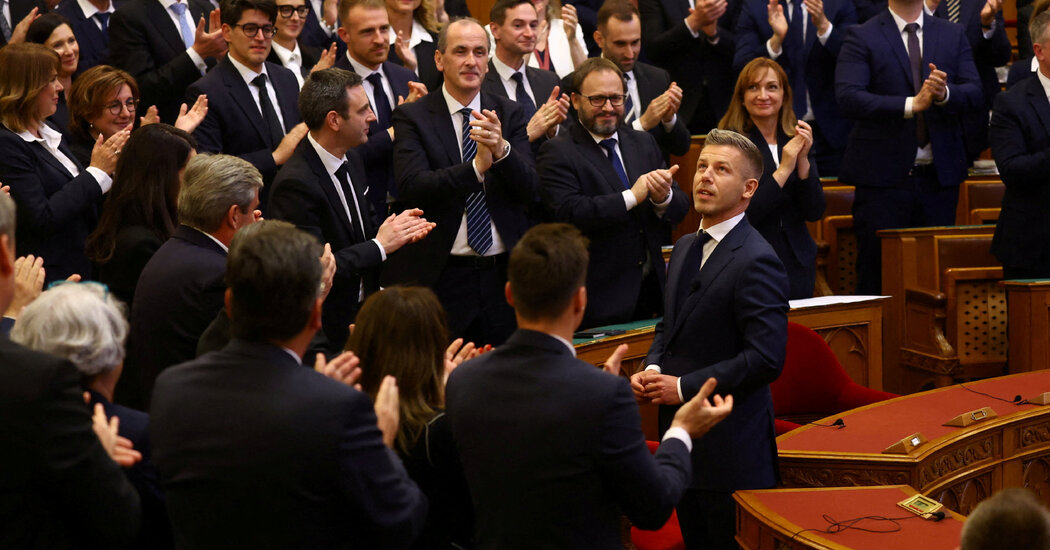 Peter Magyar Takes Over as Hungary’s Leader From Viktor Orban: The former opposition leader, who won a landslide election, now faces the formidable job of dismantling what his predecessor called an “illiberal democracy.” #Hungary #PeterMagyar #ViktorOrban #Politics #Democracy 1 22282fe1dc00e6a42c0b2b8737e0ce5109c60a93