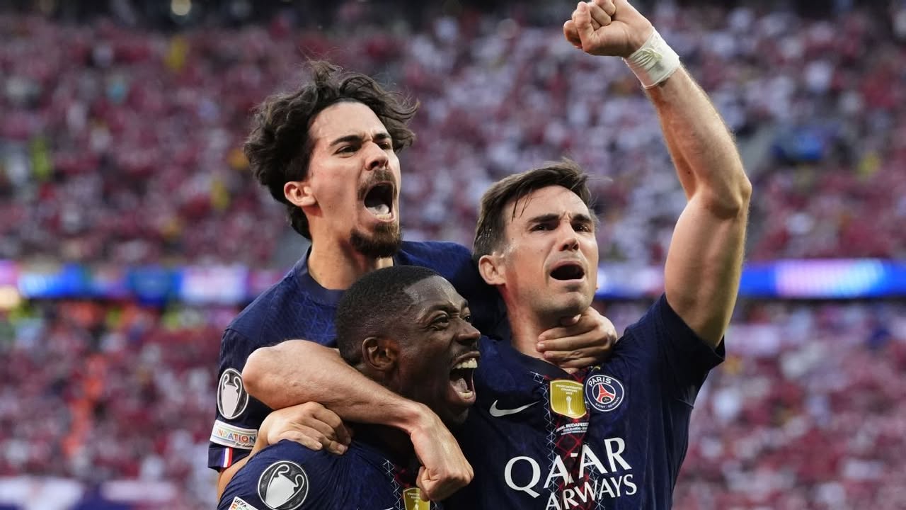 PSG beat Arsenal in shootout to retain UCL title: Paris Saint-Germain became just the second team to win back-to-back Champions League titles after rallying to beat Arsenal following a penalty shootout in Budapest on Saturday. #PSG #ChampionsLeague #UCLFinal #Arsenal #Football