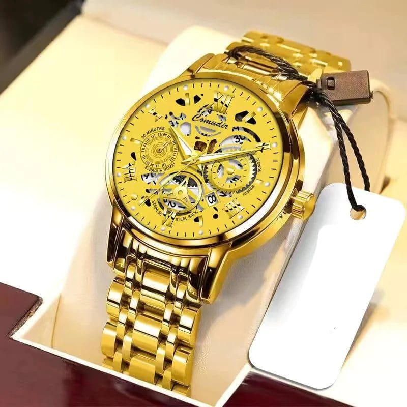 Elegance is no longer just for special occasions; it’s a daily affair. ✨ Introducing our Men's Chronograph Wrist Watch—an embodiment of sophistication and precision. With its stunning design and intricate detailing, this watch not only elevates your style but also offers functionality and a tactile experience that resonates with luxury. 🌟 Perfect for a boardroom meeting or a night out, it seamlessly fits into any facet of your lifestyle. At an irresistible £25.60, sophistication has never been this accessible! 🕰️ Why let time slip away? Grab yours before it runs out! ⏳😉 #LuxuryWatch #Chronograph #MensFashion #Style #Elegance #Jewelry #WristWatch #Accessorize #FashionGoals #EverydayLuxury Shop Now https://www.umlegacypress.com/products/mens-chronograph-wrist-watch 1 5ac1edd7ec6281145d9efb8f642aeaa2a2c78c0a