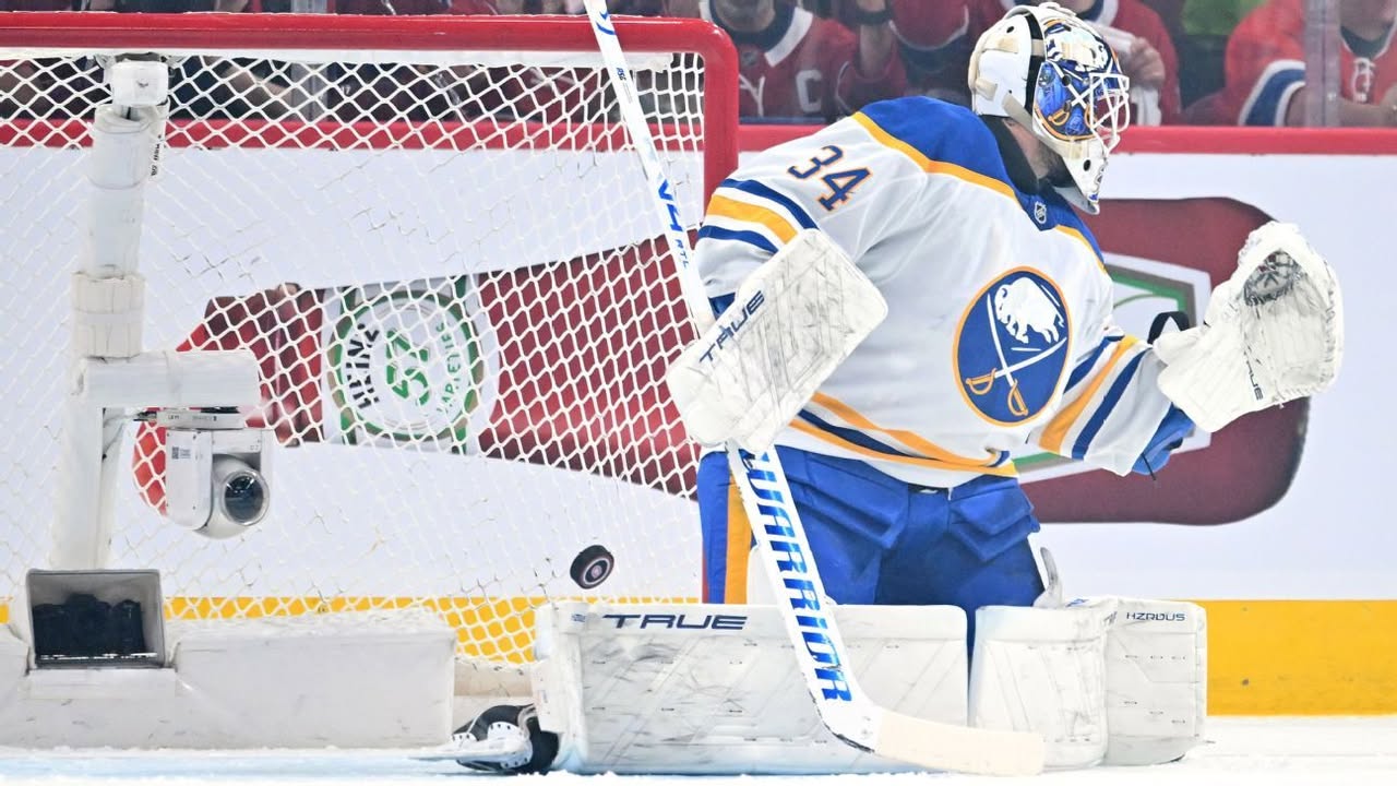 Facing elimination, Sabres start, pull Lyon again: Buffalo goaltender Alex Lyon started Game 6 against the Montreal Canadiens on Saturday night, with his Sabres facing elimination, but was pulled halfway into the first period after allowing three goals on three shots, giving way to Ukko-Pekka Luukkonen. #BuffaloSabres #NHLPlayoffs #AlexLyon #Goaltending #MontrealCanadiens 1 62920a07c23e88c648cc657d7a297cf4e8b53798
