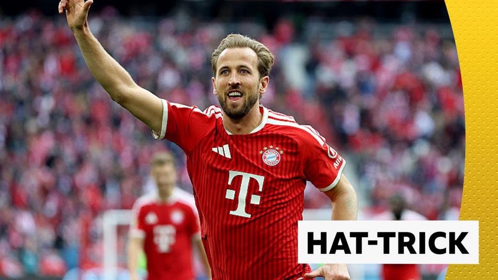 Kane nets hat-trick as Bayern thrash Cologne: England captain Harry Kane scores his fourth hat-trick of the season as Bundesliga champions Bayern Munich thrashed Cologne in their last league game of the campaign. #BayernMunich #HarryKane #Bundesliga #Football #Soccer 1 8df3384ae64b575a8f69f87b04839dd73624f94b