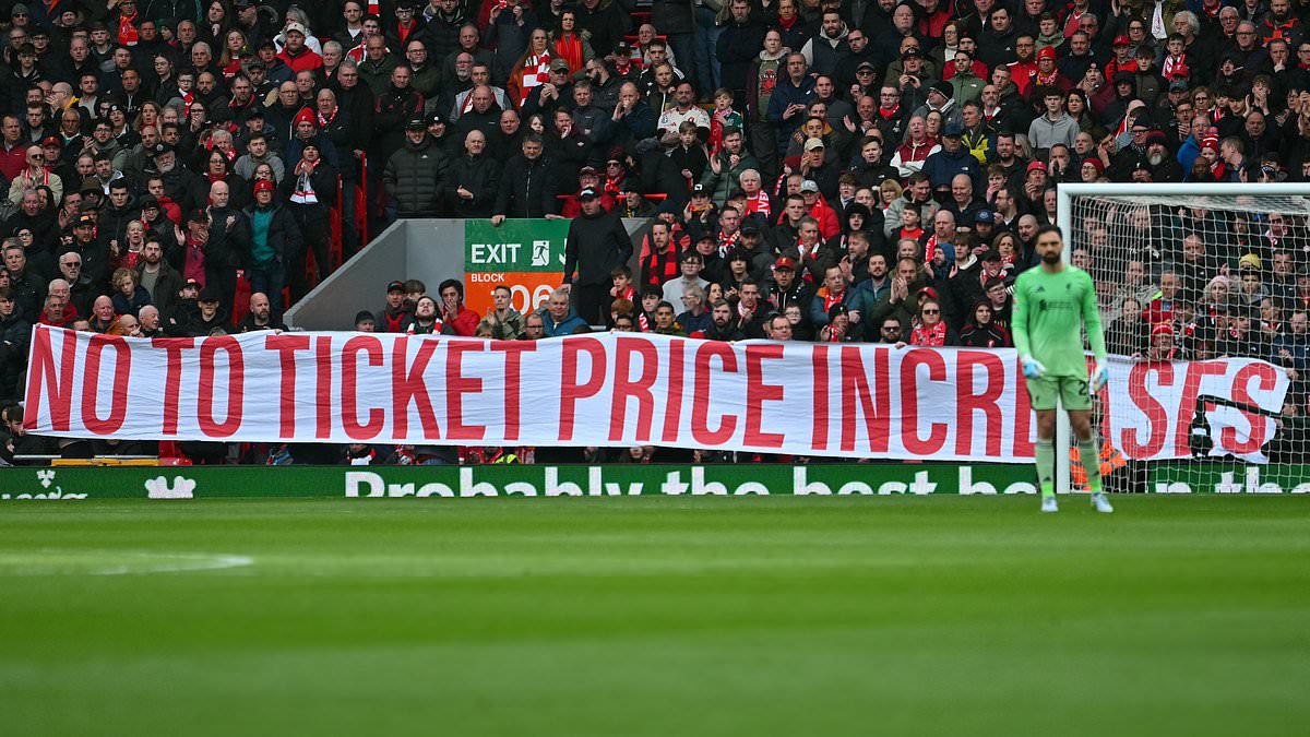 Liverpool climb down and scrap multi-season ticket price hikes after furious fans threatened to stop spending money at Anfield - but increase for next year will remain: Liverpool have climbed down on plans for three-year ticket-price hikes following notable protests and lengthy discussions with supporter groups. #Liverpool #EPL #FootballNews #TicketPrices #FanProtests 1 a2f115f6499a967a53bb6503039b94ceb7973bcf