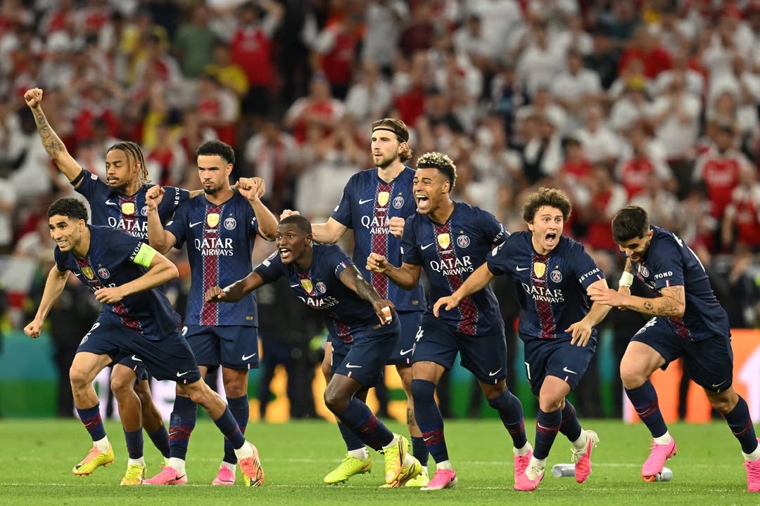 PSG retain Champions League title with penalty shootout win over Arsenal #ChampionsLeague #PSG #Arsenal #Football #Soccer