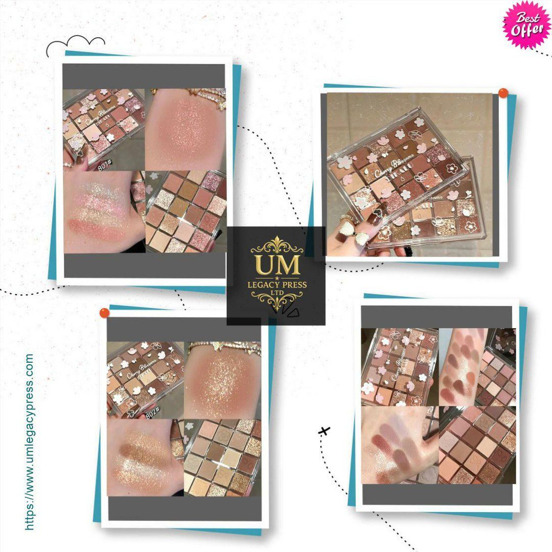 ✨ When your makeup look needs its grand debut... 💄✨ Introducing the **Dikalu Sakura Dance 20-Color Glitter Eyeshadow Palette** for only **£33.06**! Elevate your beauty routine with this exquisite collection of dazzling shades that blend effortlessly, offering a luxurious pop of sparkle perfect for any occasion. Each hue has been crafted to empower you, enhancing your natural beauty and instilling a sense of confidence. Whether it's a glamorous night out or a casual brunch, this palette fits seamlessly into your lifestyle. Trust us, one glance and it'll have you dancing in the mirror. 💋 Just sayin'. MakeupMagic LuxuryBeauty EyeshadowPalette GlitterGoals SakuraDance Dikalu GlamLife BeautyRoutine MakeupLovers LuxuryLifestyle Shop Now https://www.umlegacypress.com/products/dikalu-sakura-dance-20-color-glitter-eyeshadow-palette 1 d0083b54c6147f2ac9d0e132ae2755036b5f66ce