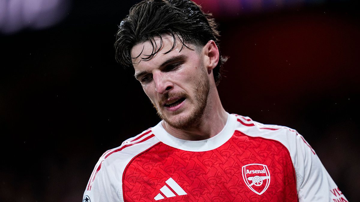 Declan Rice needs 'to get to that next level' - he is not yet an elite Premier League midfielder, argues IAN LADYMAN on the Daily Mail's Whistleblowers podcast: Rice was dominant during Arsenal's 1-0 victory over Atletico Madrid, helping the Gunners reach their first Champions League final in 20 years. #DeclanRice #PremierLeague #Arsenal #ChampionsLeague #Football 1 d00bf691fedcdddd4c815791fc00d68dbef87828