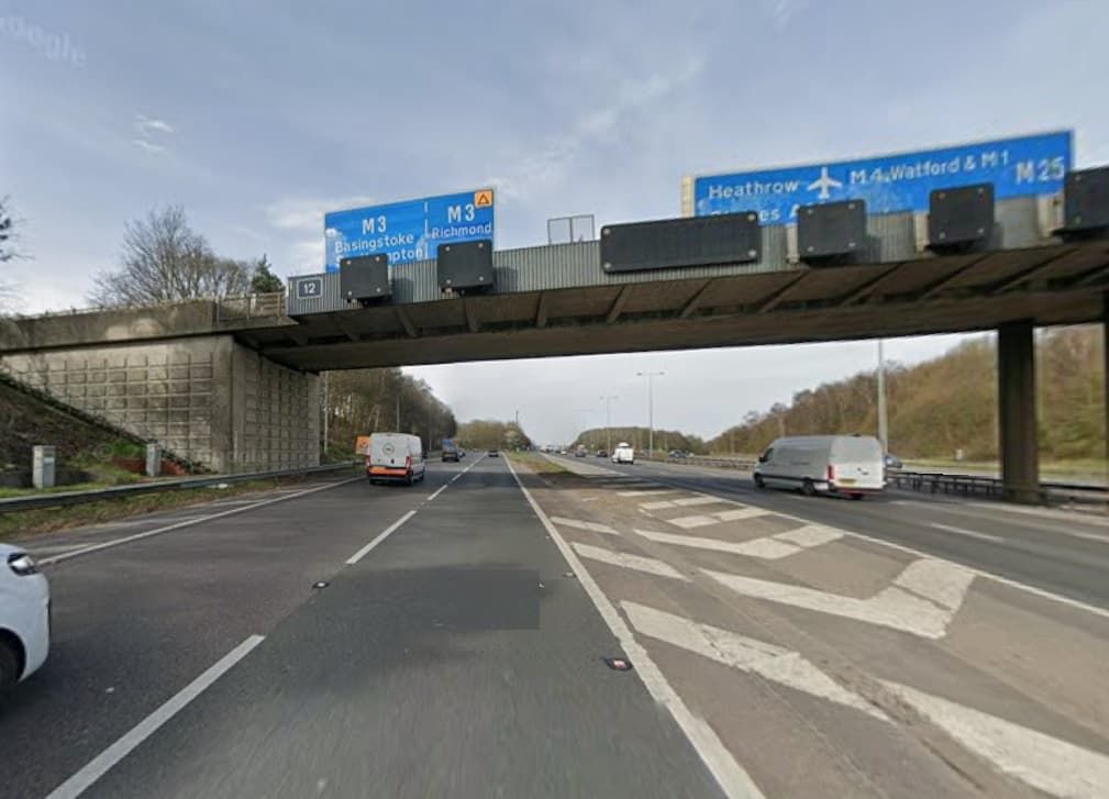 Two motorcyclists fighting for life after horror M25 crash: Two motorcycle riders in their 30s and 40s were airlifted to hospital with critical injuries