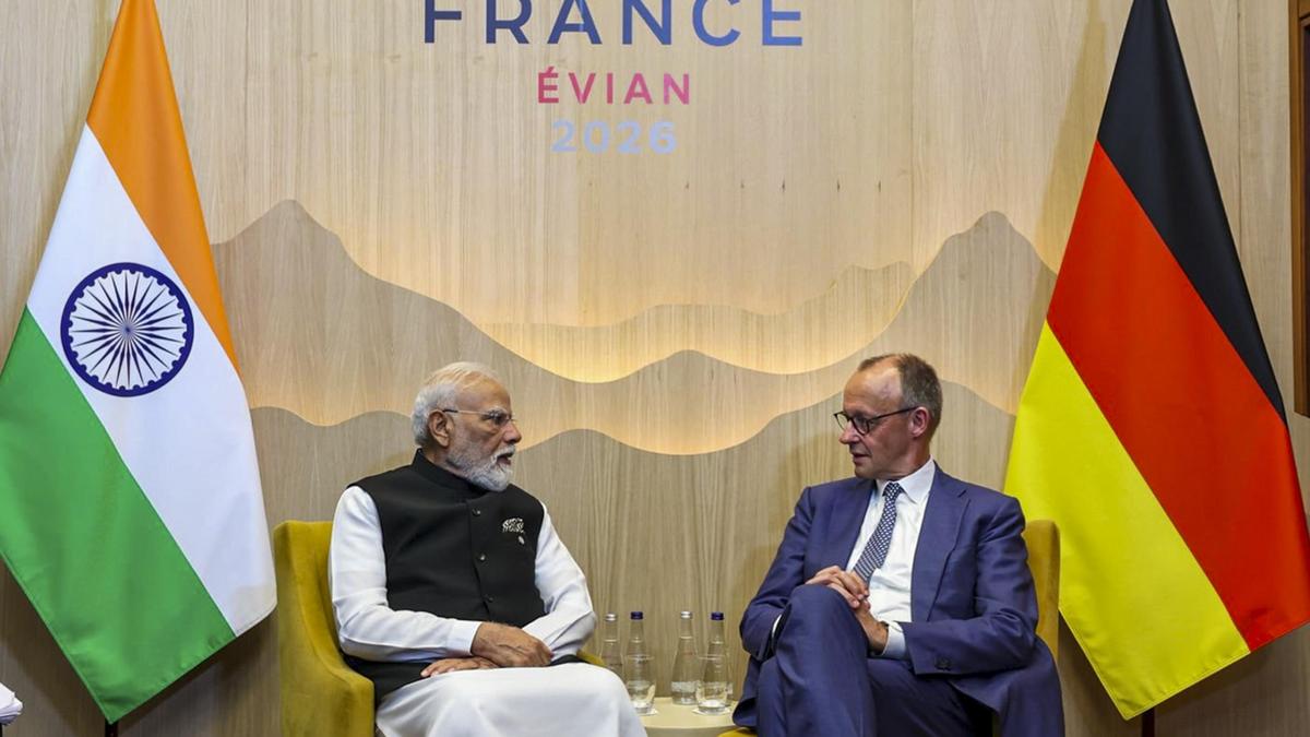 PM Modi, German Chancellor Merz hold bilateral talks on trade and defence: We discussed possibilities for how we can further strengthen bilateral cooperation through joint efforts in the areas of trade, investments, circular economy, defence, IT, and other fields, said Prime Minister Narendra Modi #PMModi #BilateralTalks #Trade #Defence #G7Summit 1 341646c6182622afa2683c23d4d813a344923546