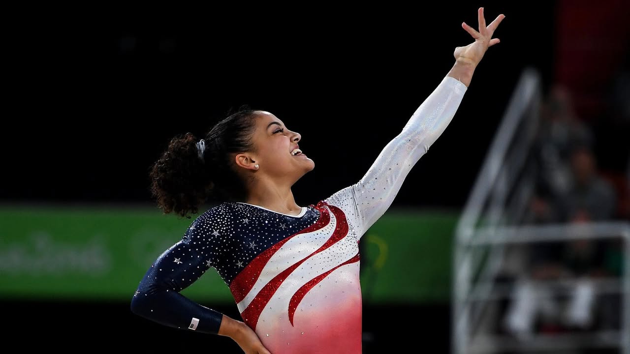 Laurie Hernandez Finds Her Voice In Pride — And On Broadway: Olympic gold medalist Laurie Hernandez is so much more than the 'Human Emoji.' Nearly a decade after winning gold, Hernandez reflects on coming out, her Broadway debut and life beyond gymnastics. #LaurieHernandez #Pride #Broadway #LGBTQ #Olympics 1 6b7142027c50f0eabef95c021bc705d0e0c1dc8e