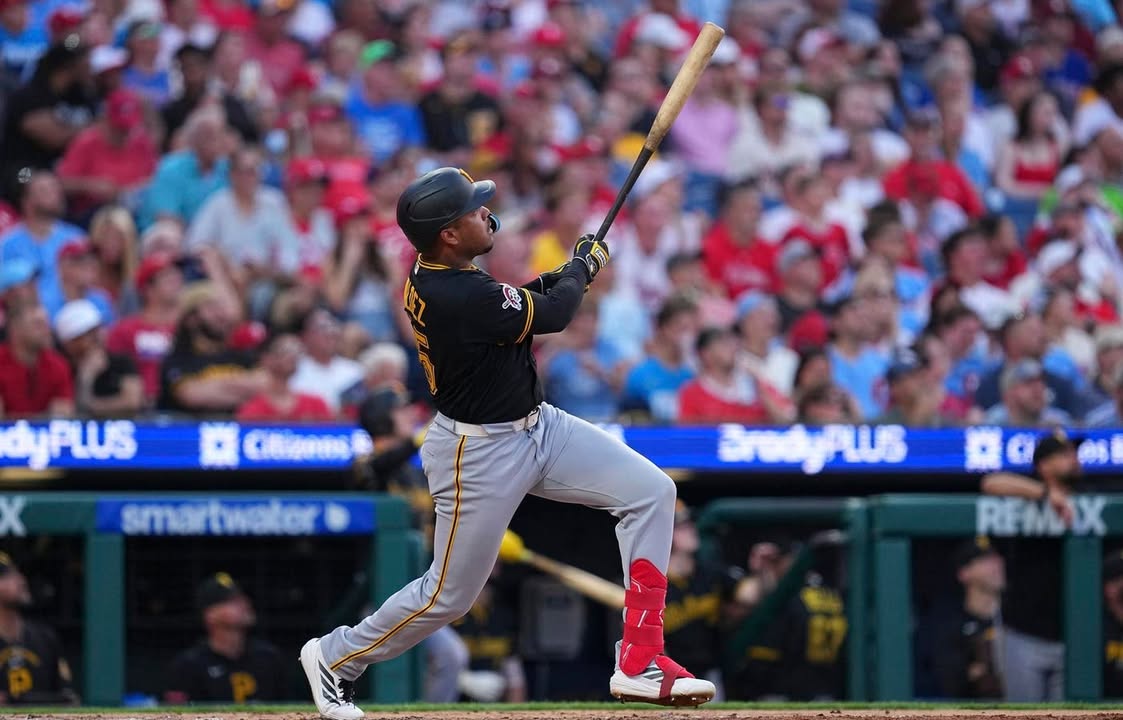 Rookie Esmerlyn Valdez Providing Plenty Of Pop For Pittsburgh Pirates: “The Magician” has turned a baseball bat into a magic wand. Pittsburgh Pirates rookie Esmerlyn Valdez is living up to his nickname with four home runs in four days #PittsburghPirates #EsmerlynValdez #MLB #Baseball #Rookie 1 78e3a11d81dd7d3d80c82742846899e59e596fd6