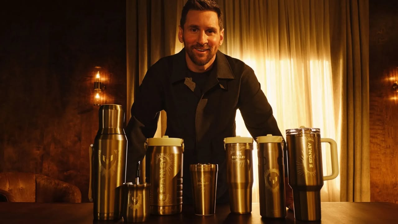 Lionel Messi Goes for the Gold With New Stanley Cup Release — And It’s Already Selling Out: Stanley calls its new golden hue the Messi Legacy colorway, in tribute to the global sports superstar #LionelMessi #MessiLegacy #StanleyCup #WorldCup #SoccerStar
