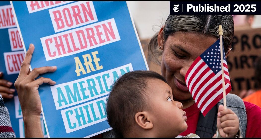 What the Supreme Court’s Ruling Will Mean for Birthright Citizenship: The ruling left unsettled the question of whether children born to immigrants without full legal status in the United States are entitled to automatic citizenship. So what happens now? 1 cc143ed34f185ec3983b1a9a172c8b15751ee411