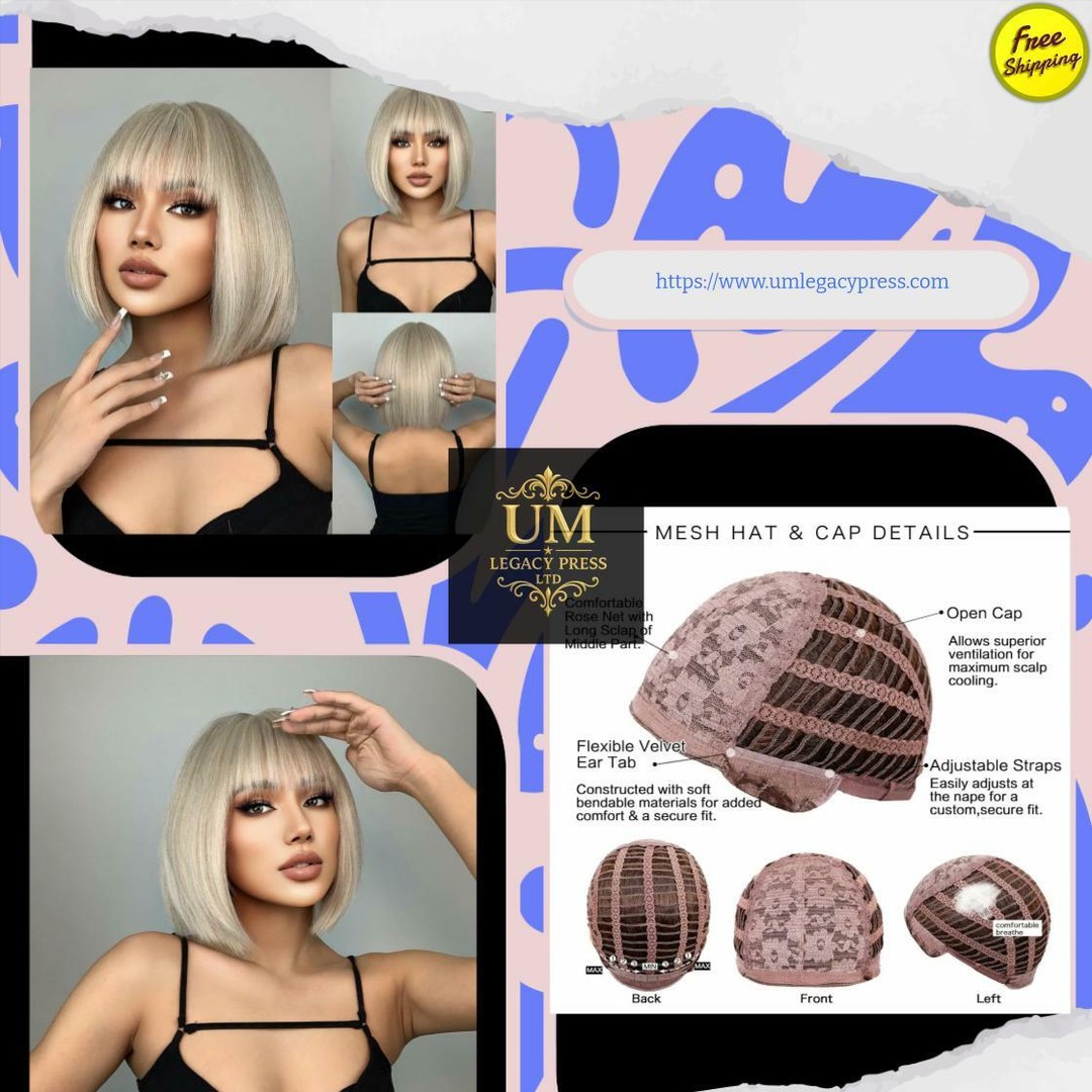 This wig brings the drama and elegance you’ve been waiting for! 💁♀️✨ Meet your new go-to style: our Shoulder-Length Black and Brown Bangs Wig! Perfect for anyone who wants to elevate their look without the commitment. Feel the luscious layers envelop you in confidence and charm, whether you're heading to brunch ☕ or a night out on the town 🌃. Get ready to turn heads (and maybe even drop a few jaws 😉)! All this for just £35.84! Couldn’t hurt to switch up your look, right? Just saying. 😏 WigGoals LuxuryBeauty HairInspo OOTD UMLegacyPress Shop Now https://www.umlegacypress.com/products/shoulder-length-black-and-brown-bangs-wig-for-women 1 cc8cb70bf2eab4d2e219b821ce3d061f875382b4