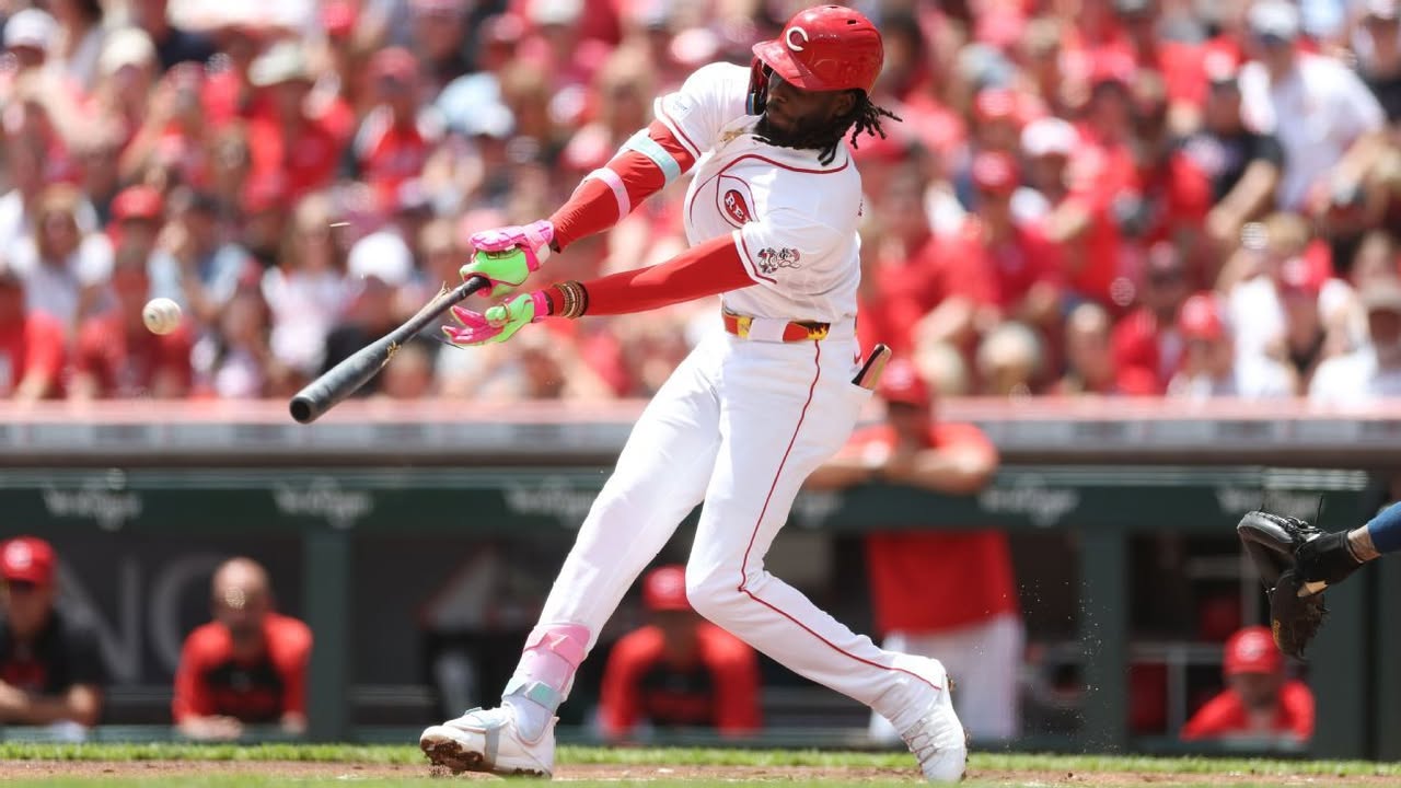 Reds’ De La Cruz lands on IL with hamstring strain…: Reds shortstop Elly De La Cruz was placed on the 10-day injured list Monday with a right hamstring strain. #Reds #EllyDeLaCruz #MLB #InjuredList #BaseballNews