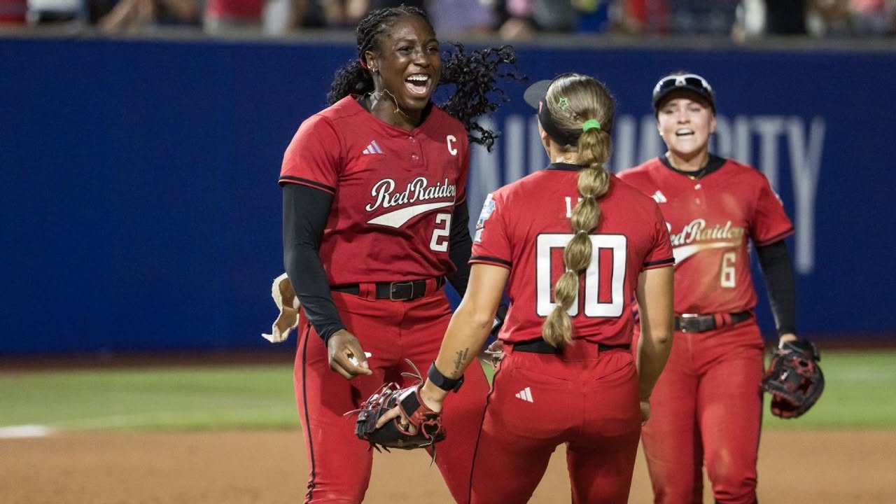 Canady pitches TTU to WCWS final rematch vs. UT: Texas Tech defeated top-seeded Alabama twice Monday night behind another dominant performance from pitcher NiJaree Canady to advance to the championship series against Texas, the first title rematch since the WCWS adopted the best-of-three format in 2005. #WCWS #TexasTech #NijareeCanady #Softball #CollegeSoftball