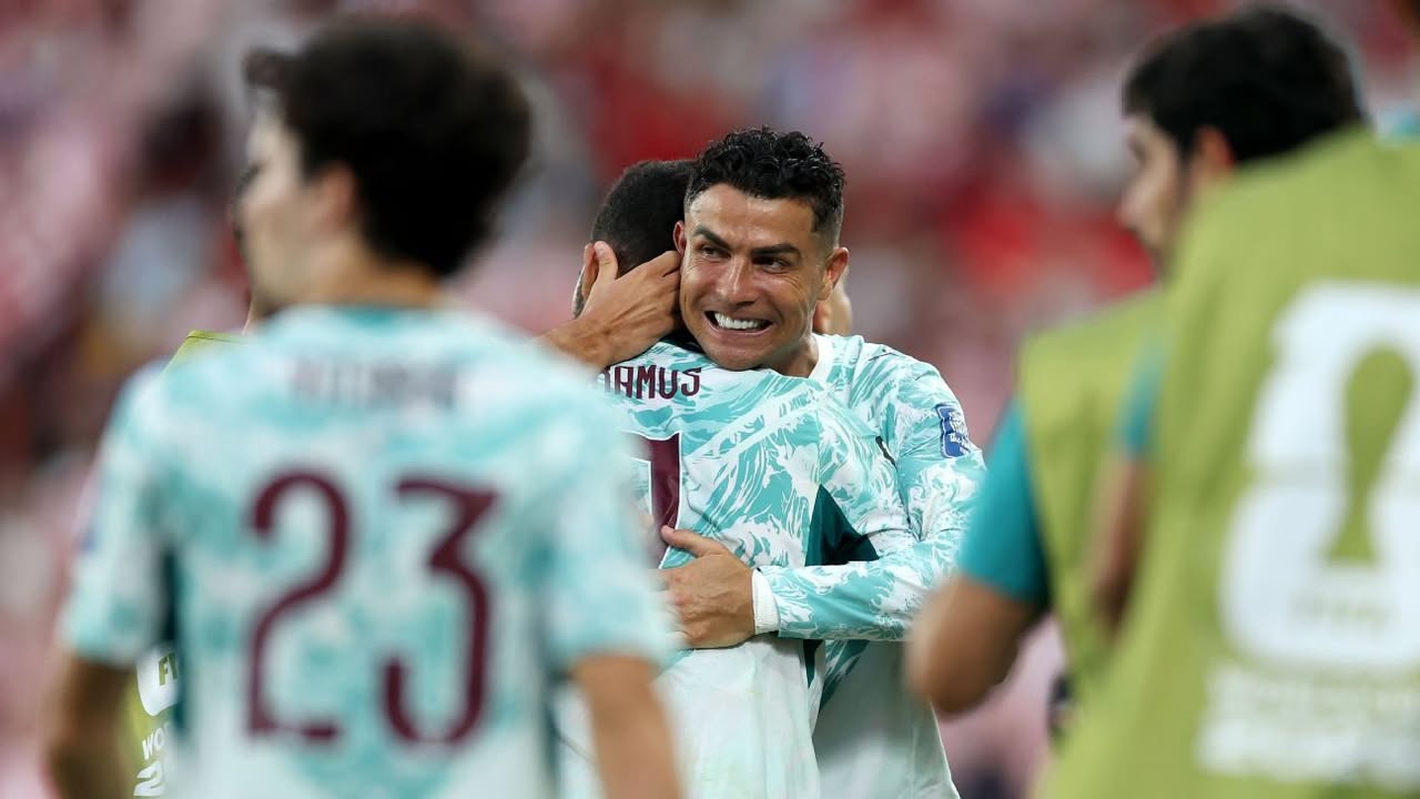 Portugal, Ronaldo survive late scare from Croatia: Goncalo Ramos headed in a pass from Rafael Leao in stoppage time as Cristiano Ronaldo, who had earlier converted a penalty kick, watched from the bench while Portugal defeated Croatia 2-1 on Thursday, ending Luka Modrić's fifth bid for a World Cup. #Portugal #Ronaldo #WorldCup #Soccer #Football 1 03eb95250bf4b7d5afdb0c5a9b9f4127304f3050