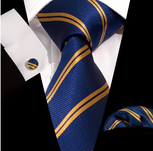 Ever wondered how to elevate your professional look effortlessly? 🤔✨ Introducing our Striped Tie Set for Men, complete with a matching Pocket Square and sleek Cufflinks—all for just £21.92! This stylish ensemble combines sophistication and charm, making it perfect for board meetings, weddings, or any occasion that calls for a touch of elegance. 🎩💼 The quality fabric ensures comfort throughout the day, while the eye-catching design adds a confident flair to any outfit. Step into the spotlight with ease and sophistication! 🌟✨ #MenStyle #FashionEssentials #TieSet #LuxuryFashion #UMLegacyPress Shop Now https://www.umlegacypress.com/products/striped-tie-set-for-men-with-pocket-square-and-cufflinks 1 06895846ebbfcaf6d2d495e68c420b621f4087ab