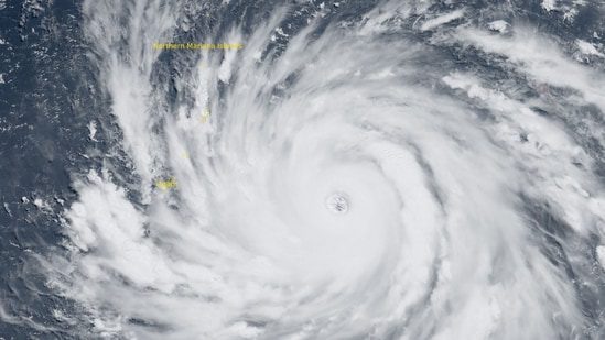 'Very dangerous' Super Typhoon Bavi nears US Pacific Islands; NWS issues warning: "Significant flooding from torrential rains, and coastal inundation are expected," the NWS said, with projected waves of up to 35 feet. #SuperTyphoon #TyphoonBavi #NWS #WeatherAlert #PacificIslands 1 1cb308cdc619be45cfd958c455b64293af7a44a6
