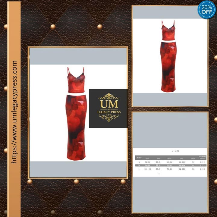 ✨ Elevate your wardrobe with style and elegance! ✨
Introducing our 3D Print High Waist Slim Dress Set – the perfect fusion of comfort and chic design. 🌟 Featuring a flattering high waist fit and stunning 3D print, this dress effortlessly takes you from brunch with friends to a night out. 👠 With every stitch crafted for quality and ease, you’ll feel confident and beautiful wherever you go!
⭐️ Limited stock available at just £38.48 – grab yours before it's gone! 🎉
#FashionForward #LuxuryStyle #ChicDress #TrendAlert #StyleEssentials
Shop Now https://www.umlegacypress.com/products/3d-print-high-waist-slim-dress-set 26103d12b8422f2a9bac336045d0070e8f06e465