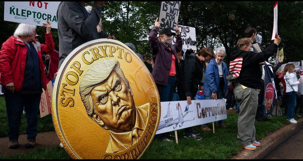 Nearly a Million Investors Lost a Total of $3.8 Billion on Trump Crypto Coin: A report from a cryptocurrency analytics firm details how those who bought the Trump memecoin have fared, with most retail investors having lost money while sophisticated traders did better. 1 2d9f8a564f286f0cf95e1bf0d83ad03ada0a50e3 1
