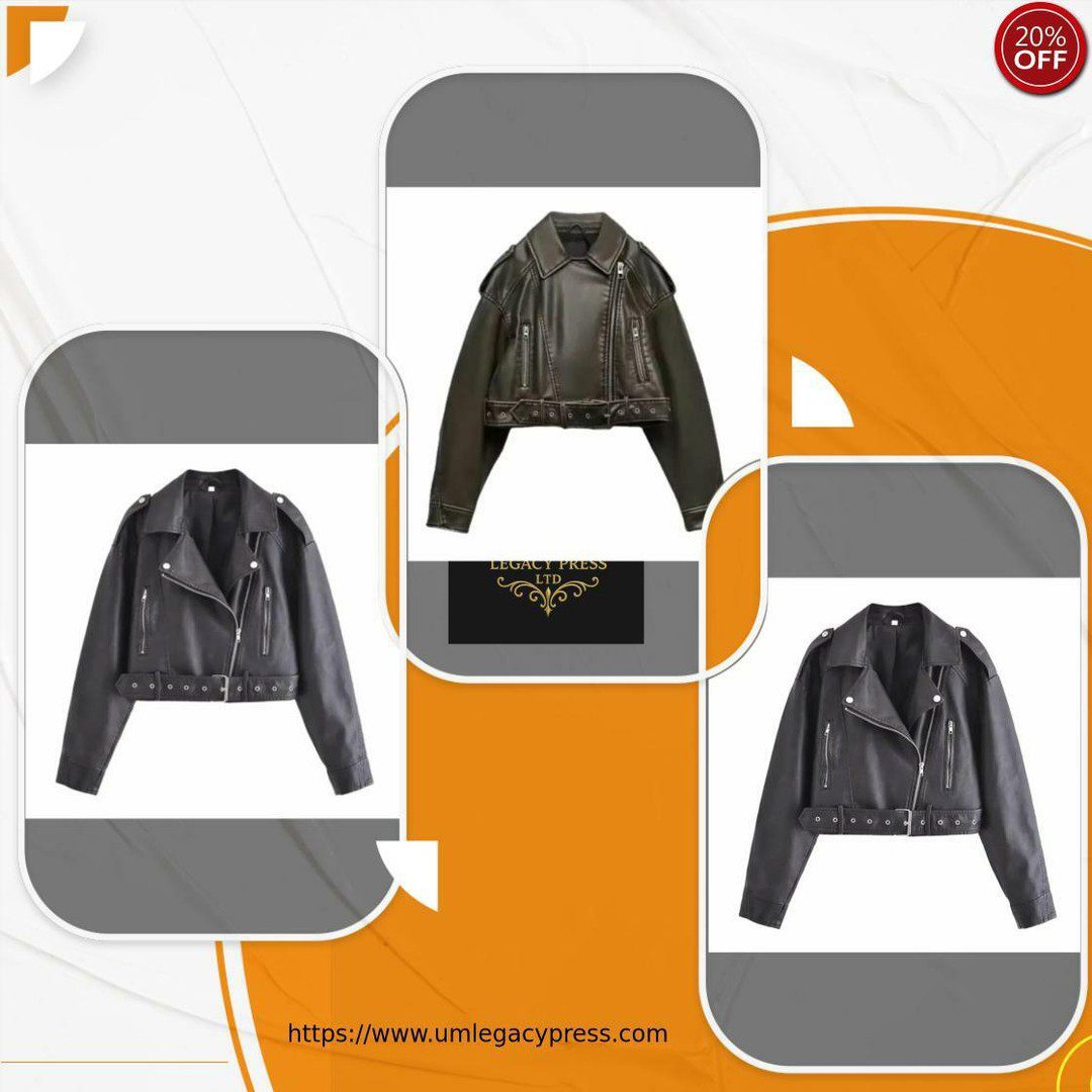 Elevate your wardrobe with a touch of edgy sophistication! 😎✨ Our Washed Faux Leather Jacket is the ultimate blend of style and comfort, designed to make you feel confident in every moment. With its stunning texture and versatile design, it’s perfect for a night out or a casual day in. Embrace that modern, effortless vibe while staying chic! 🔥✌️ Why settle for one? Grab yours today for just £102.31 and unlock a world of possibilities! 😉💖 FashionEssential LeatherJacket StyleUpgrade OOTD LuxuryFashion Shop Now https://www.umlegacypress.com/products/washed-faux-leather-jacket 1 3b0eb935b4de7dfbf121b5543bfc4163d4791144