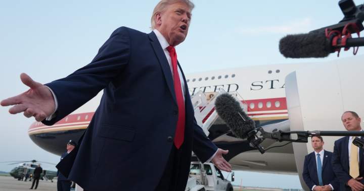 Trump’s forced labour tariffs set to go into effect this week. What to know: Last month, the Trump administration proposed that tariffs of 10 per cent or more be imposed on products from dozens of major trading partners after a probe into forced labour. #TrumpTariffs #ForcedLabour #TradePolicy #EconomicImpact #GlobalTrade 1 3b6bf37b42bc2a9f6f9df31a872fbab148e74c6f