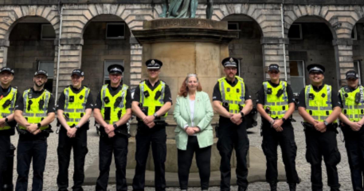 Visitor Levy funds new city centre policing team in Edinburgh city centre: A new city centre policing unit has launched in Edinburgh, with almost 50 dedicated officers funded through the city's Visitor Levy to help keep residents and visitors safe. #Edinburgh #CityPolicing #SafetyFirst #VisitorLevy #CommunitySafety 1 4b583a297a7e1aa68a84ae78e1bc9591e40f14a3