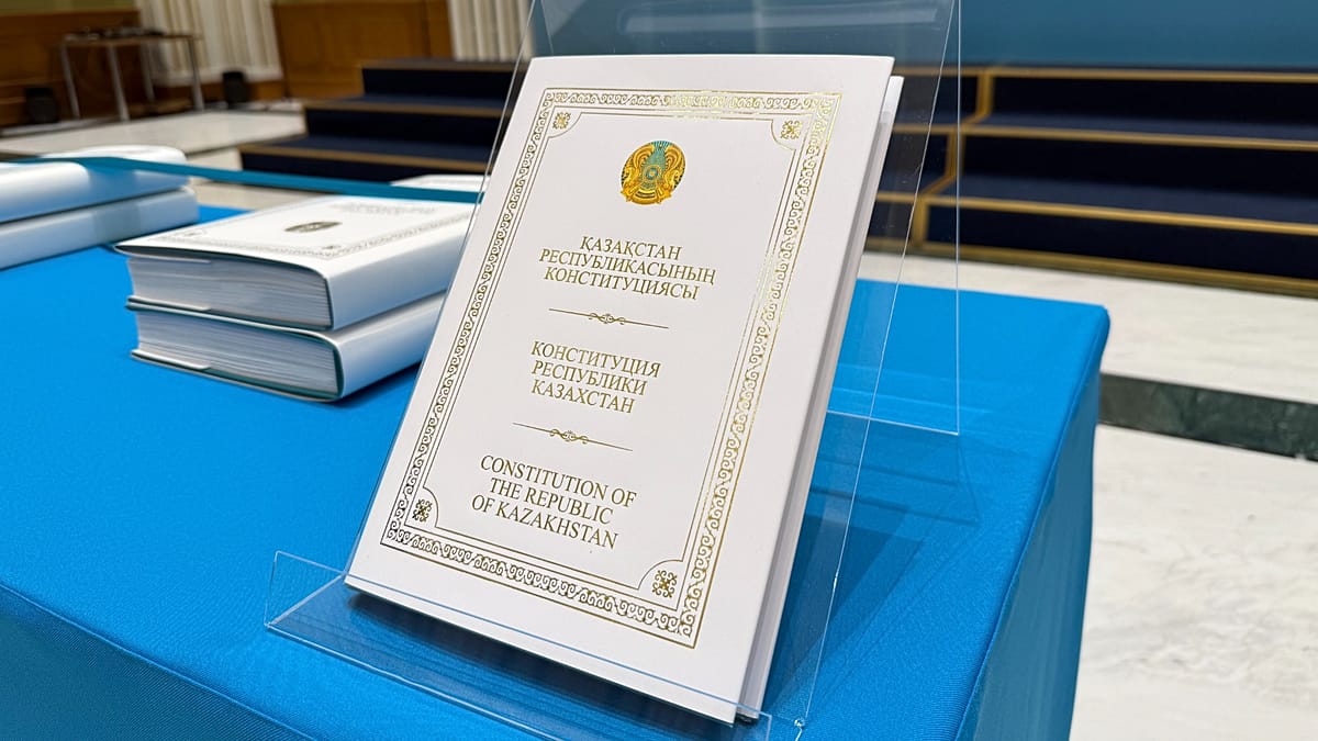 Kazakhstan starts living by new Constitution, sets date for parliamentary elections: Kazakhstan's new Constitution entered into force on July 1, prompting the Kazakh President to set August 23 as the date for parliamentary elections required under the new constitutional framework. #Kazakhstan #NewConstitution #ParliamentaryElections #KazakhPolitics #DemocracyInKazakhstan 1 51fdb1d5f7045df8a4581f751ede18a706f565fb