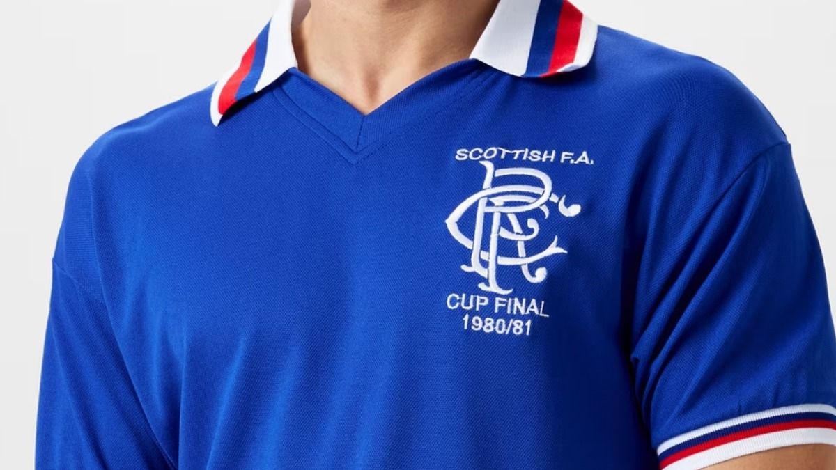 Rangers fans snap up £45 League Cup final shirt for £1.72 before Premiership kick-off: Rangers travel to Dundee United on Friday in the 2026/27 Scottish Premiership opener and ahead of kick-off we've spotted a deal that cuts 96% off an iconic retro shirt #Rangers #ScottishFootball #LeagueCupFinal #RetroShirt #FootballDeals 1 65c1d1c425b67eadcd9e443fa2b4d56301bb97d4