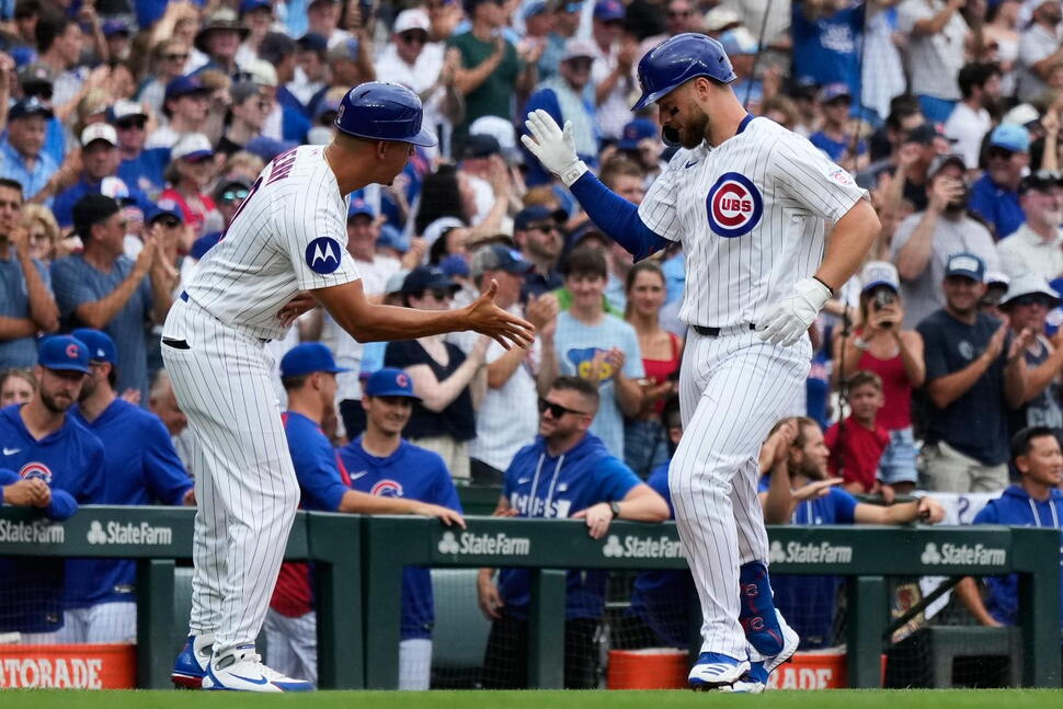 Former Cubs Player Anthony Rizzo Snares Michael Busch's Home Run Ball in the Wrigley Field Bleachers: The ball from current Cubs first baseman Michael Busch’s first inning solo homer against Minnesota was recovered in Wrigley Field’s right-field bleachers by former Chicago first baseman Anthony Rizzo #Cubs #AnthonyRizzo #MichaelBusch #WrigleyField #Baseball 1 684b4c270badae84f12bc25f83414666654ee16d