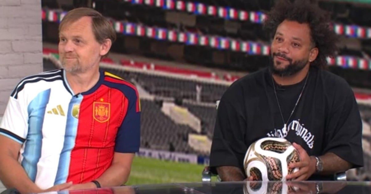 Adidas CEO, soccer legend Marcelo on World Cup final, "Trionda Final" ball and sport's impact: Argentina and Spain will face off in the 2026 FIFA World Cup final on Sunday. Adidas CEO Bjørn Gulden and Brazilian soccer legend Marcelo join "CBS News 24/7 Mornings" as football fever reaches new heights. #WorldCup2026 #FIFA #Soccer #Adidas #Marcelo 6b4c788e8a4a07b88a9f6adf6f0d3e6e1debe2fc