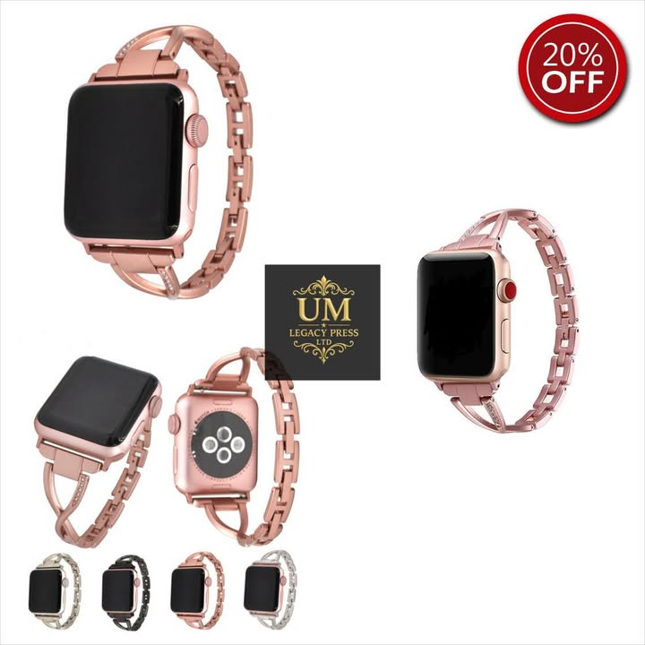 ✨ Elevate your style game! ✨ Introducing our Apple Watch Band X-Type Stainless Steel with Diamonds—where luxury meets practicality! 💎 With a stunning design that sparkles with every glance, this band not only looks fabulous but feels amazing too. Perfect for daily wear or that special evening out, it's the ideal accessory to complement your elegant lifestyle. You deserve to shine bright, whether at work or play! Grab yours today for just £21.24 and add a little sparkle to your wrist! 💫 Why wait? Snatch one before it's all gone! #LuxuryAccessories #AppleWatchBand #FashionStatement #WristGoals #DiamondBeauty Shop Now https://www.umlegacypress.com/products/apple-watch-band-x-type-stainless-steel-with-diamonds 1 6ec4eb128b7ec8dd67d21b593f781688a67fda21