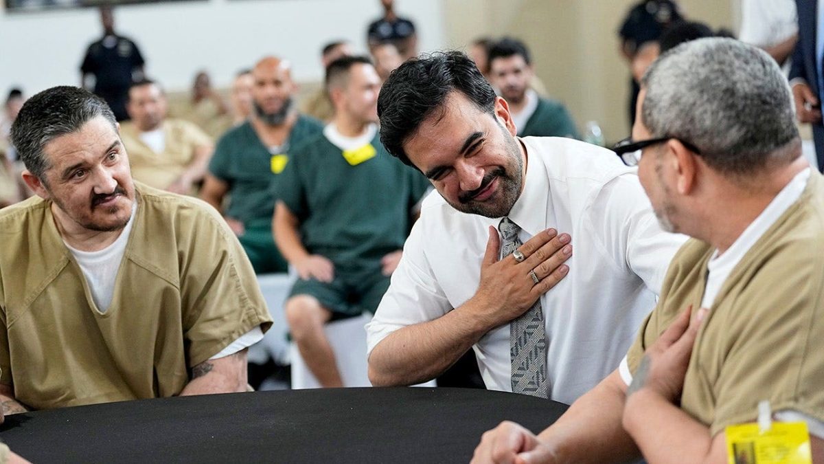 Convicted gun felon awaiting sentencing earned spot at Rikers World Cup watch party with Mamdani: A Rikers Island inmate convicted on felony gun charges was among those rewarded with a FIFA World Cup watch party attended by Mayor Zohran Mamdani. #WorldCup #RikersIsland #FIFA #JusticeSystem #GunViolence 1 70312a69b4d3694b0f3bf78b42adfd844e7a3c74