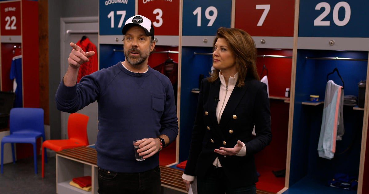 How "Ted Lasso" became a television phenomenon: Jason Sudeikis and the cast and crew of "Ted Lasso" tell Norah O'Donnell about the show's improbable rise and positive message. #TedLasso #TelevisionPhenomenon #JasonSudeikis #PositiveMessage #UpliftingShow 1 775cb4eb4acb771b65325cdda8c5d1e65cc55a44