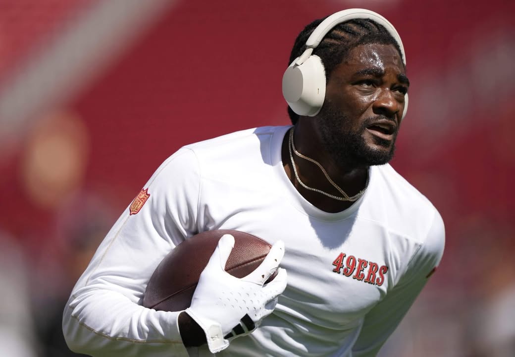 Brandon Aiyuk to Jayden Daniels on Instagram: 'Gonna have to start running behind your momma': The embattled 49ers wide receiver has repeatedly claimed that he plans to sign with the Commanders in recent social media posts. #BrandonAiyuk #JaydenDaniels #49ers #Commanders #NFL 1 7a9ff781ff081cc0d337b2c5c53e168e411b0047