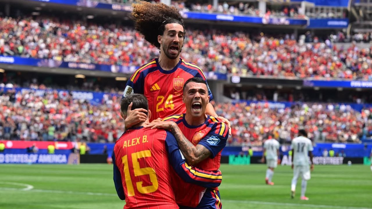 Spain finally have World Cup mojo back with first ...: Heading into the World Cup, Spain's record since their 2010 triumph was three tournaments, zero knockout wins. But after beating Austria 3-0, they're back in business. #WorldCup #Spain #Soccer #FIFA #Football 1 80cfe9d9b22b87c9cfe84e9a4307258493fc7ca6
