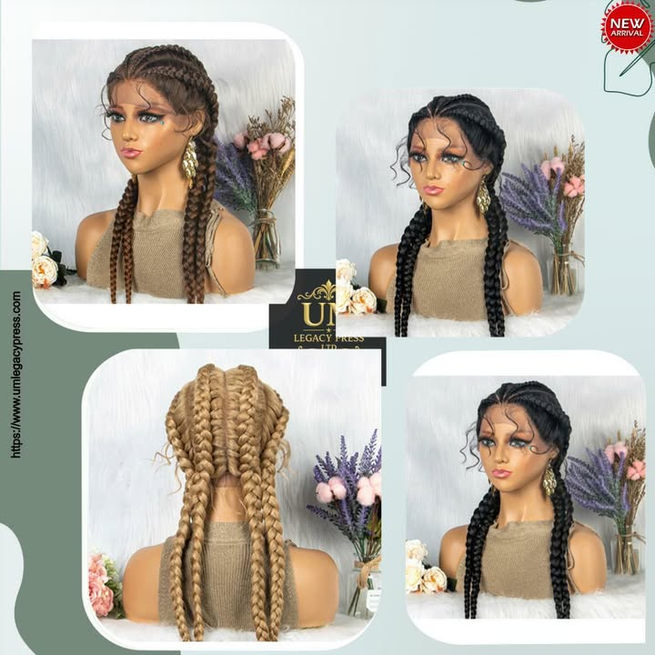 This wig is about to be your new BFF! ππΎββοΈβ¨ Say hello to our Braided Lace Front Wig with Baby Hair and 4 Braids! Priced at just Β£149.67, this stunning piece is perfect for adding instant glam to any outfit. π Crafted for comfort and style, it effortlessly enhances your natural look, making you feel confident and fabulous at any occasion. Whether you're heading to brunch or waving goodbye at the airport, this wig is the versatile showstopper you need! πβ¨ Snag yours before it's gone β I mean, that wig is just as hot as your weekend plans! π₯π #WigGoals #LuxuryHair #ConfidenceBoost #Fashionista #WigLife Shop Now https://www.umlegacypress.com/products/braided-lace-front-wig-with-baby-hair-and-4-braids 1 9227804d344cfd6bd48a0fb480c8ea67749b294e