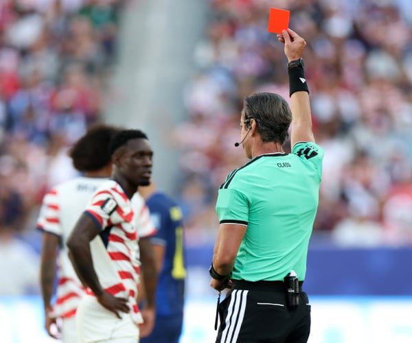Rubio Blasts Balogun Red Card After US World Cup Win: Secretary of State Marco Rubio said Thursday he was pleased the U.S. men's national soccer team advanced to the round of 16 at the World Cup after a 2-0 victory over Bosnia and Herzegovina on Wednesday night in Santa Clara, California. #WorldCup #USMNT #MarcoRubio #Soccer #Victory 1 92823b337d3406638d7f2da5441b2546cd46664b