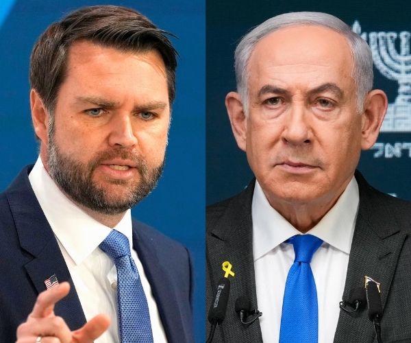 Vance, Netanyahu Hold Candid Meeting on Differences: Vice President JD Vance and Israeli Prime Minister Benjamin Netanyahu held a private meeting earlier this week aimed at addressing growing tensions over U.S. policy toward Iran and the war in the Middle East, with officials from both countries describing the discussion as candid but productive. #MiddleEast #Iran #Netanyahu #JDVance #USIsraelRelations 1 98c7875288fac356ab6162c6bdb0931a752f439d