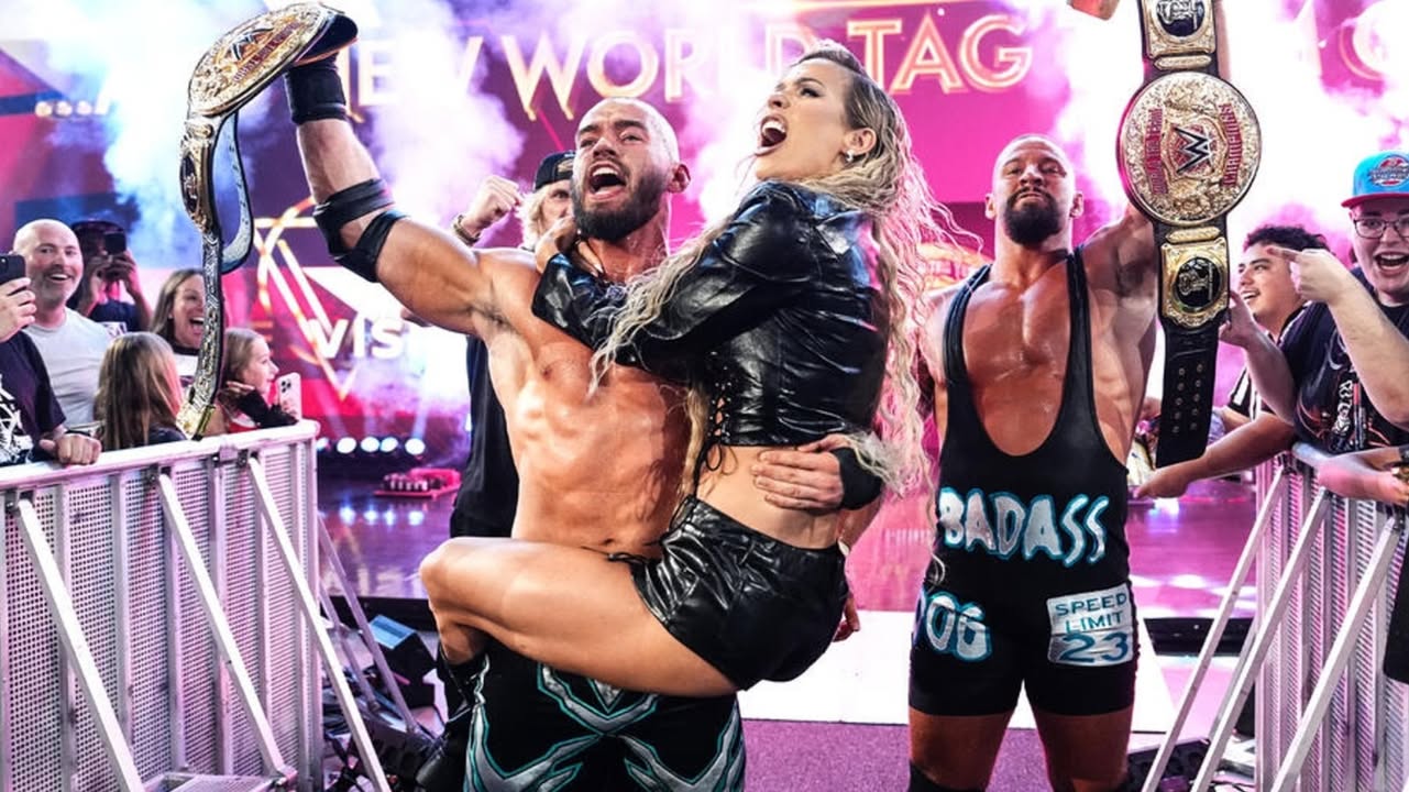 WWE's Maxxine Dupri Offers Explanation For Joining The Vision: Maxxine Dupri has explained why she joined Austin Theory in The Vision, saying she wanted to achieve greater things in WWE and that they would help her. #WWE #MaxxineDupri #AustinTheory #TheVision #Wrestling 1 9d11b6ae6e2d7f25971cb9b24c4370bd8deb549d
