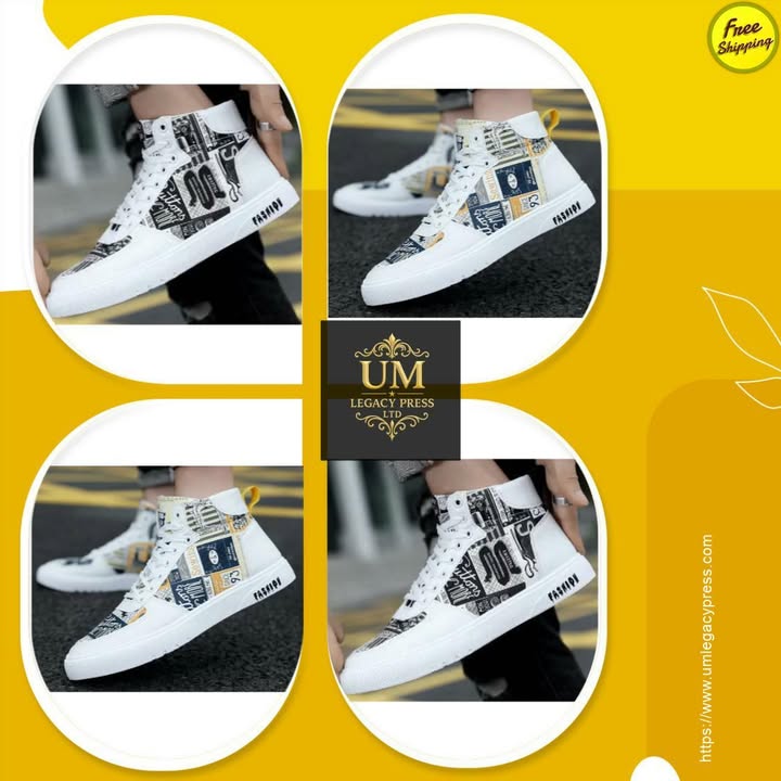 👟 Ready to step up your style game this season? Introducing our Graffiti High Top Men's Casual Shoes! 🎨 With a striking design and vibrant colors, these high tops are not just shoes — they’re a statement! Feel the difference with their plush comfort and solid support, perfect for every adventure, from street strolls to weekend meet-ups. Elevate your look while enjoying unparalleled flair and confidence. 🌟🕶️ Hurry, at just £66.18, these unique kicks won’t last long — grab yours before they’re gone! ⏳🔥 #CasualShoes #MenStyle #StreetFashion #FashionTrends #GraffitiStyle Shop Now https://www.umlegacypress.com/products/graffiti-high-top-mens-casual-shoes 1 a6714b46fedae5fea7ba8eaa54b78dc0f46e8cb9