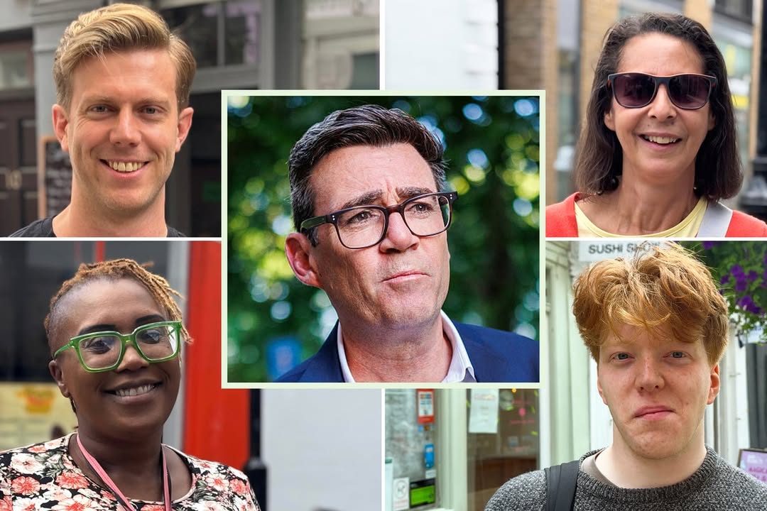 What voters really think about Andy Burnham becoming prime minister: ‘I don’t think he’s got a pot of gold’: As Andy Burnham prepares to take office, promising radical change and looking to move power out of London, Dan Haygarth and Jemma Robinson ask people in the capital about the incoming prime minister #AndyBurnham #PrimeMinister #Politics #UKPolitics #VoterOpinion 1 a7661a65d7312fb762db449b4c1cce6a7aeea784