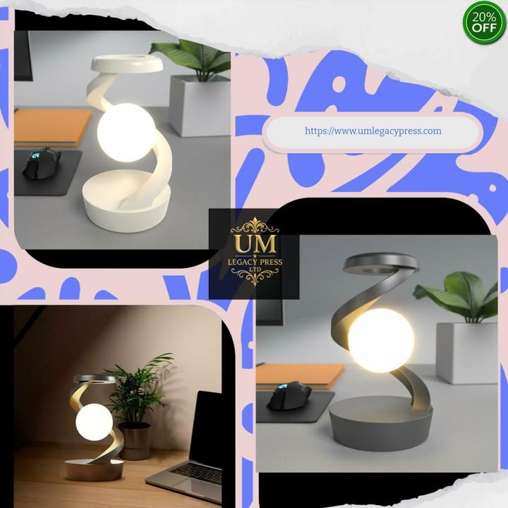 🌙 Light up your life in style! Introducing the Rotating Moon Desk Lamp with Wireless Charging—perfect for creating a dreamy ambiance while staying powered up. This mesmerizing lamp not only casts a soothing glow but also doubles as a chic charging station, seamlessly fitting into your work or relaxation space. Imagine transforming your desk into a celestial haven, inviting creativity and calm into your daily routine. ✨💡 Why not add a touch of magic to your home? At just £62.53, you won’t want to miss out! 🔮💖 #HomeImprovement #DeskDecor #WirelessCharging #MoonLamp #InteriorDesign Shop Now https://www.umlegacypress.com/products/rotating-moon-desk-lamp-with-wireless-charging 1 a87c61afbc0a5f9711c5c11898c400a9d1c6097c