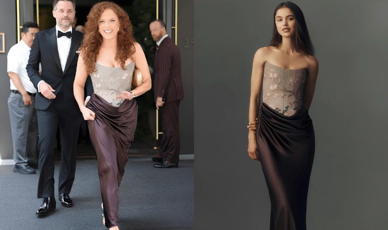 Taylor Swift’s BFF Abigail Anderson Wore This Indie Label’s Dress to the Wedding: Here’s Where to Buy It Online: The childhood friend of Swift's was photographed in a Sau Lee gown that's still in stock -- for now #TaylorSwift #AbigailAnderson #WeddingFashion #IndieFashion #DressToImpress 1 c378aebdff35f2dd69e388d57577e014aafb7d3a
