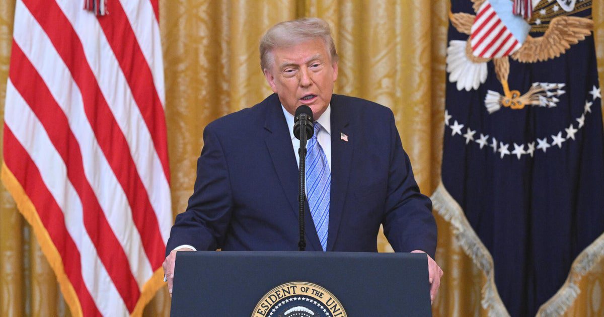 Watch: Trump speaks on elections, alleges Chinese access to voter data | Special Report: President Trump on Thursday delivered a primetime address about election security where he railed against China. Tony Dokoupil anchored CBS News' special report. #Trump #Elections #ElectionSecurity #China #VoterData 1 d3d1e574855628a9b5185cdbee40c8887784f194