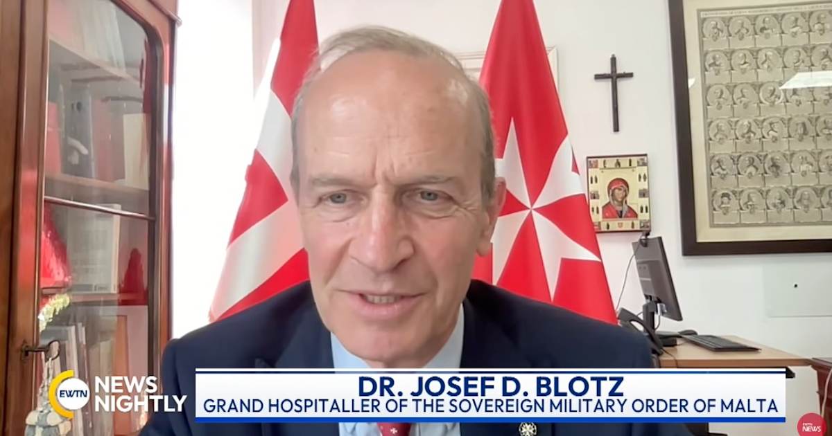 Order of Malta opens Gaza clinic, aids war-torn Ukraine, sends teams to Venezuela: Josef Blotz, grand hospitaller of the Sovereign Military Order of Malta, spoke with ”EWTN News Nightly” about "the sobering degree of need” in Gaza, Ukraine, and Venezuela. #OrderOfMalta #GazaClinic #SupportUkraine #VenezuelaAid #HumanitarianAid 1 e1a166c756a3db43f63af490a6ca78337e7325aa