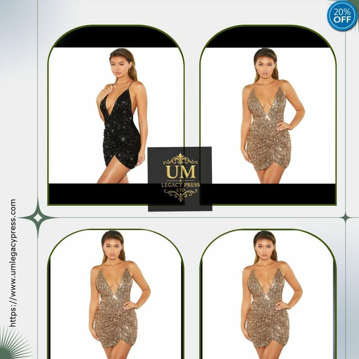This dress definitely knew the vibe! β¨π₯ Unleash your confidence with our Sexy Backless Spaghetti Strap Dress adorned with shimmering sequins. Perfect for those unforgettable nights out or to elevate your everyday style! ππ The lightweight fabric hugs your curves just right, ensuring you feel as fabulous as you look. With this dress, every moment becomes a fashion statement. Dress to impress in this stunning piece for only Β£36.57! ππ Elevate your wardrobe today and shine bright like a star! ππ #FashionGoals #LuxuryFashion #DressToImpress #StyleInspiration #SparkleAndShine Shop Now https://www.umlegacypress.com/products/sexy-backless-spaghetti-strap-dress-with-sequins 1 f5c555845ee106e453f084303100e828c45d9805