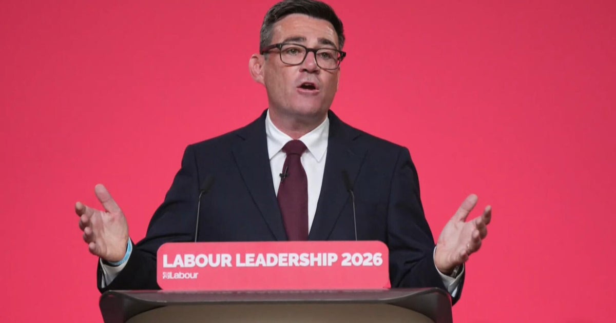 Andy Burnham becomes the U.K.'s seventh new prime minister in a decade: Andy Burnham on Monday became the U.K.'s prime minister after officially being declared leader of the Labour Party last week. He's replacing its previous leader Keir Starmer. Imtiaz Tyab reports. #AndyBurnham #UKPolitics #LabourParty #PrimeMinister #KeirStarmer 1 f7c945357b59325afbb782e45b30f536c0f25339