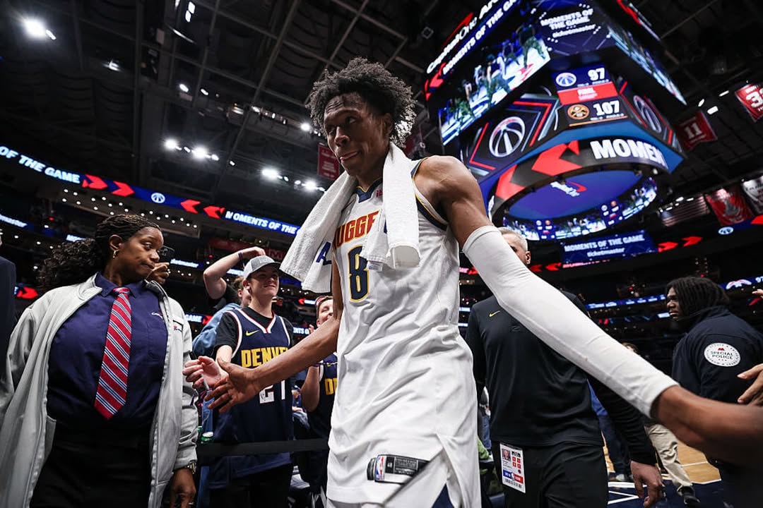 Nuggets plan to match offers for Peyton Watson, but open to sign-and-trade: Sources: Although it's unclear which teams want Watson, only the Nets and Clippers have the salary-cap space to submit the offer sheet he wants. #NBA #Nuggets #PeytonWatson #SignAndTrade #Nets 1 fc305b3c9f2d78ba6d8edad28a3c3efbcf1eb383